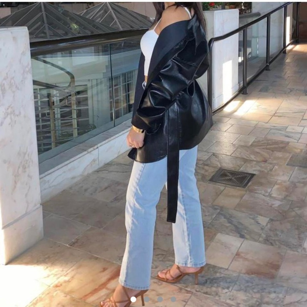 Black babaton leather jacket